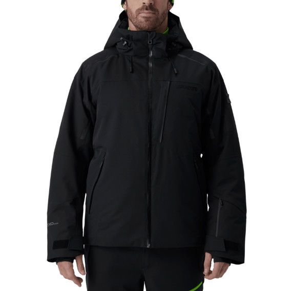 SPYDER Leader Jacket Mens, Color: Black, Size: LG