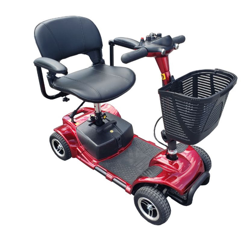 My New 4 Wheel Mobility Scooter Red