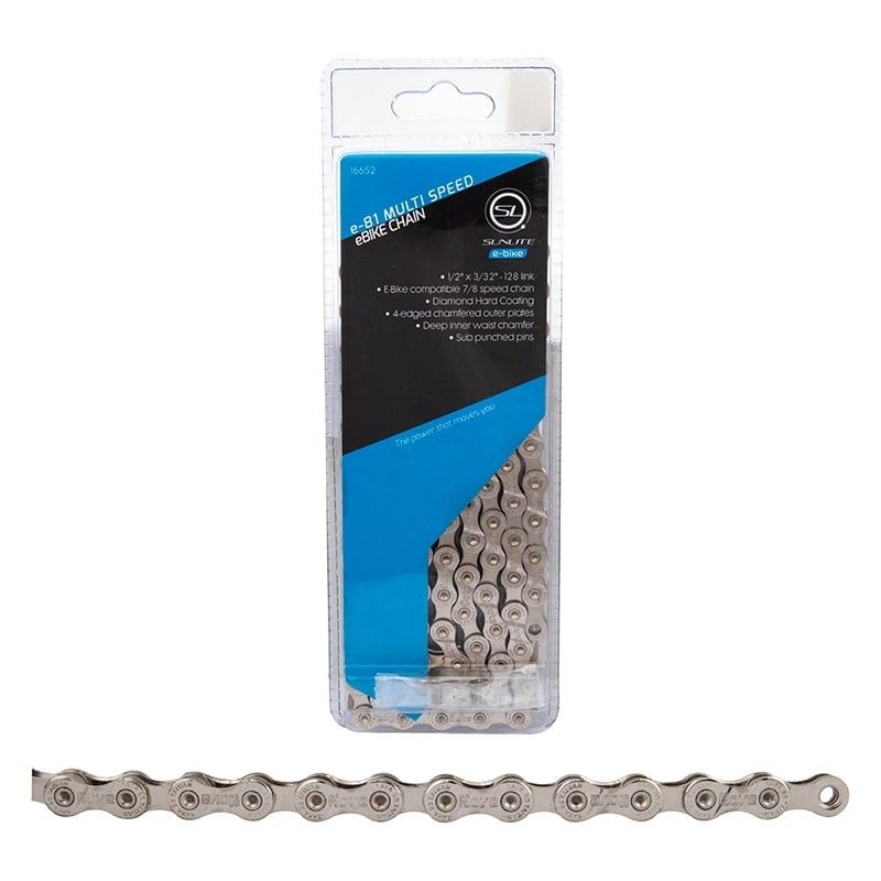 CHAIN SUNLT e81 7/8s CP 128L f/EBIKE