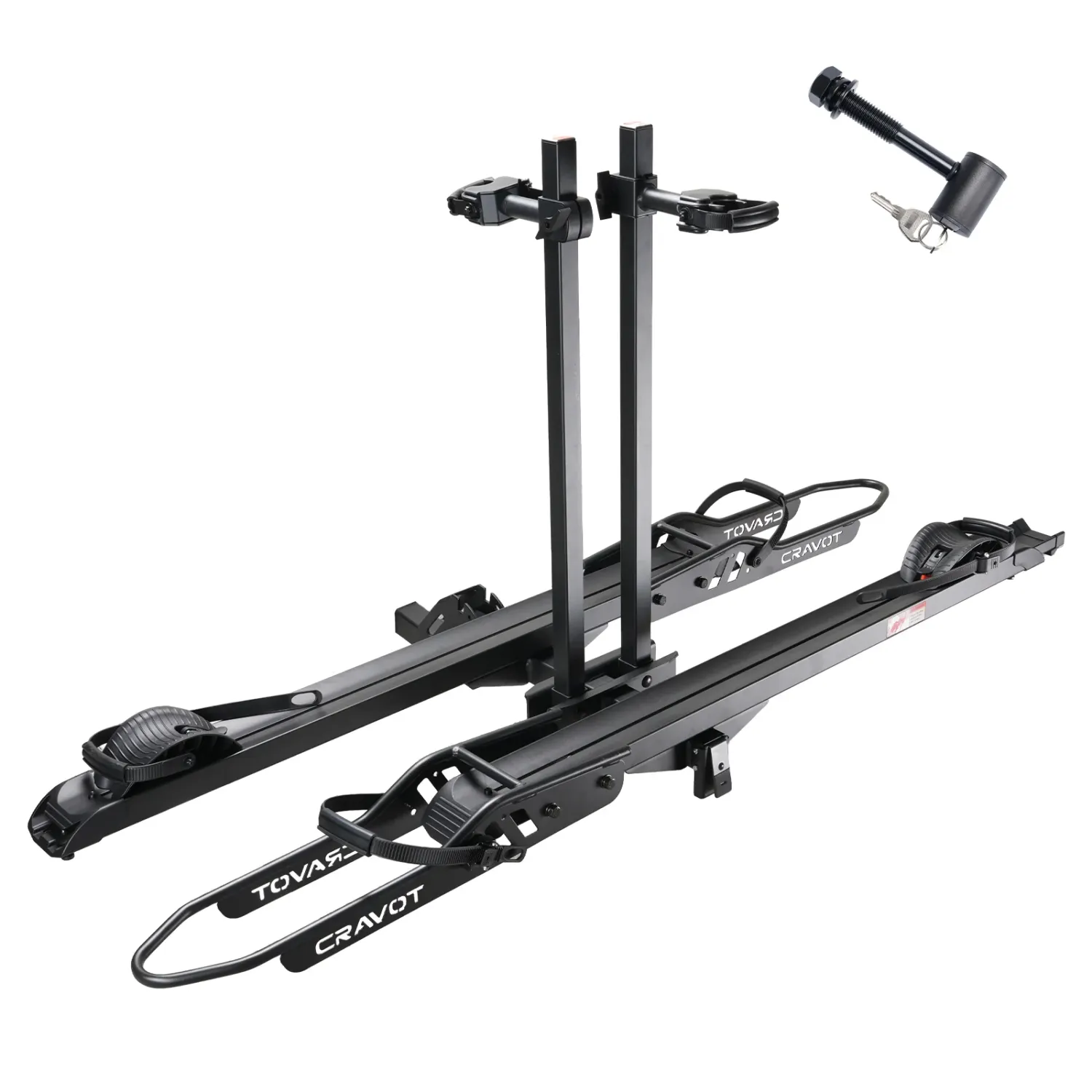 CRAVOT CyberRack R2 Hitch Bike Rack with Integrated Ramp