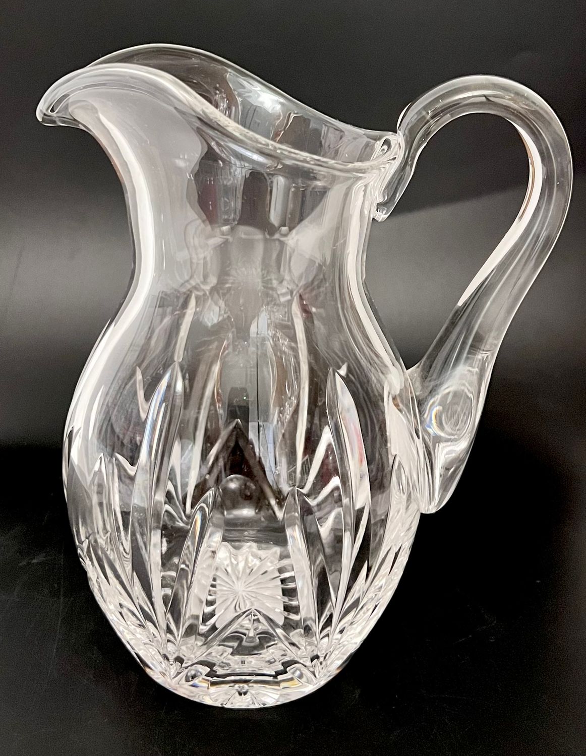 MONTICELLO 40 OZ CRYSTAL PITCHER