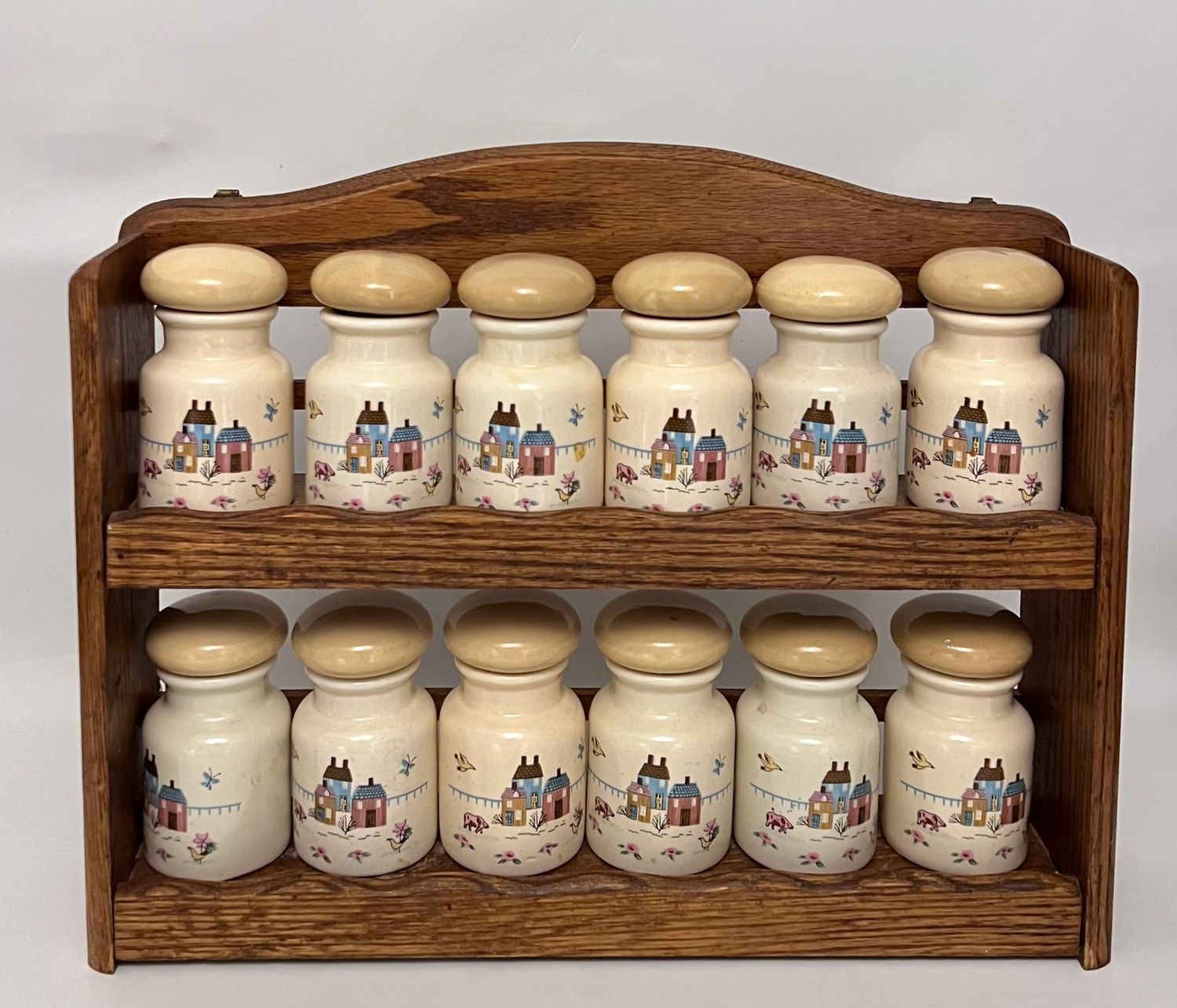 HEARTLAND SPICE RACK WITH 12 JARS