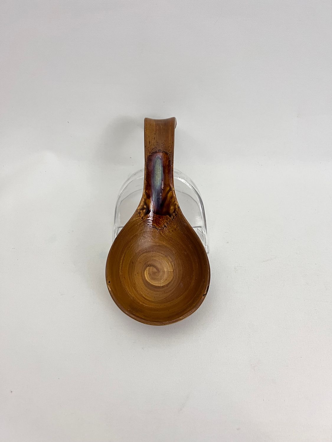 SPLASH BROWN SPOON REST  10"