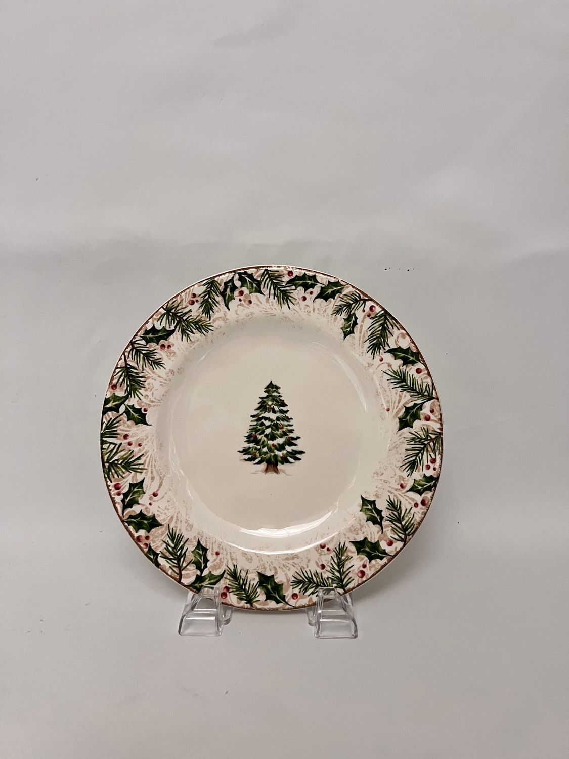 WINTERS WONDERS SALAD PLATE TREE 8.3/4"