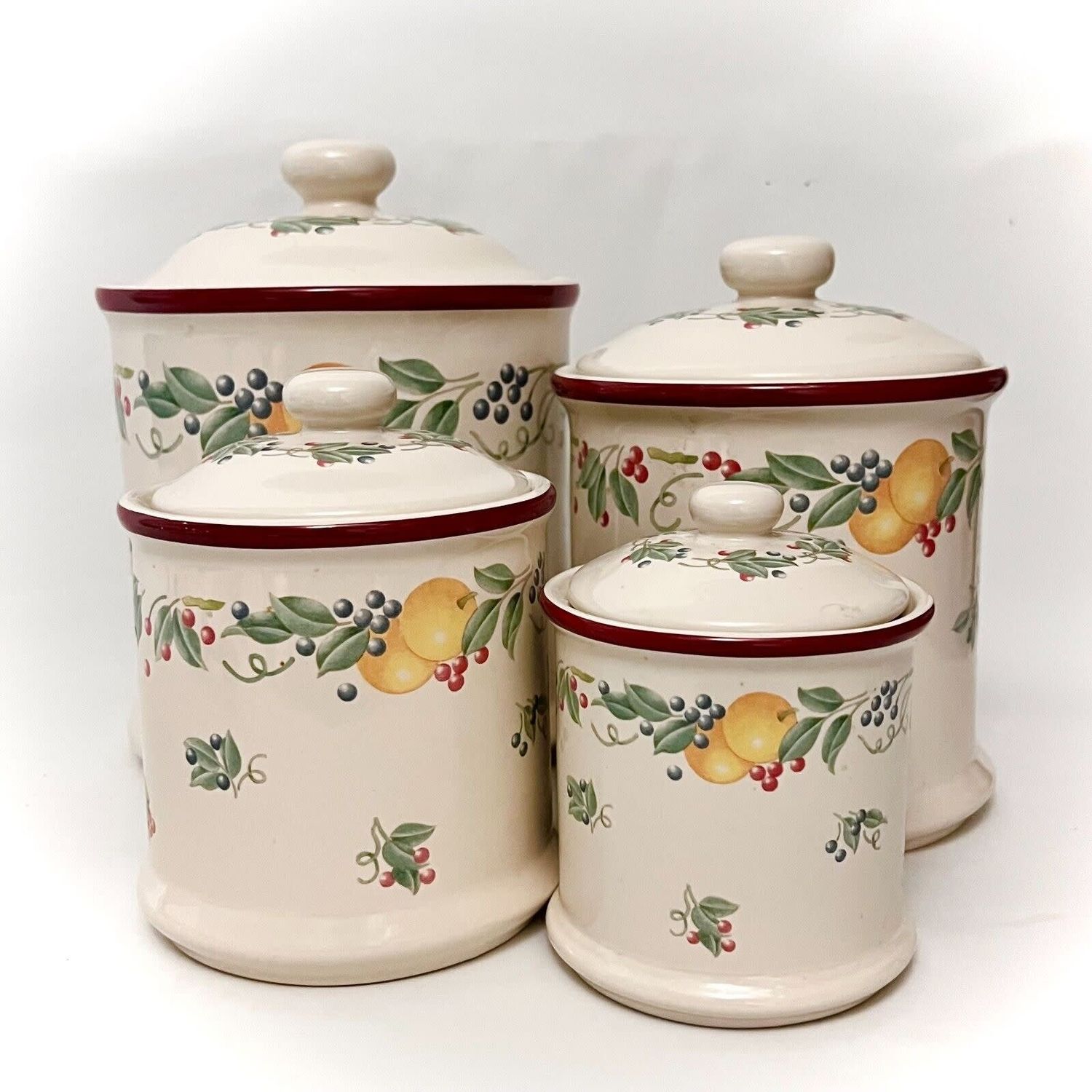 ABUNDANCE SET OF 4 CANISTERS BY JAY IMPORTS