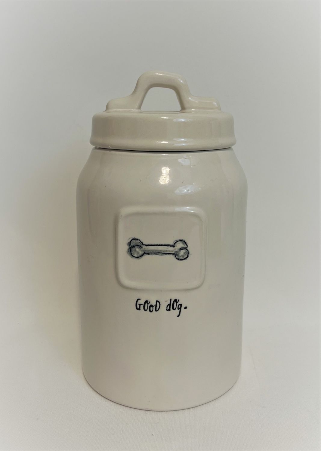 RAE DUNN  ARTISAN COLLECTION DOG TREAT JAR