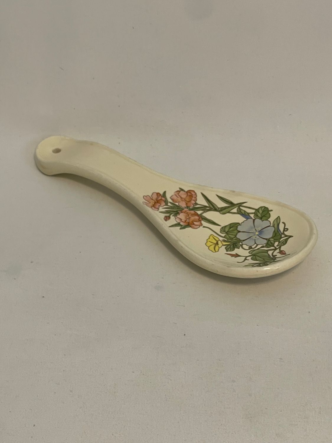 VINTAGE FLOWER SPOON REST