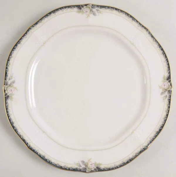 EDWARDIAN ROSE SALAD PLATE 8 3/8"