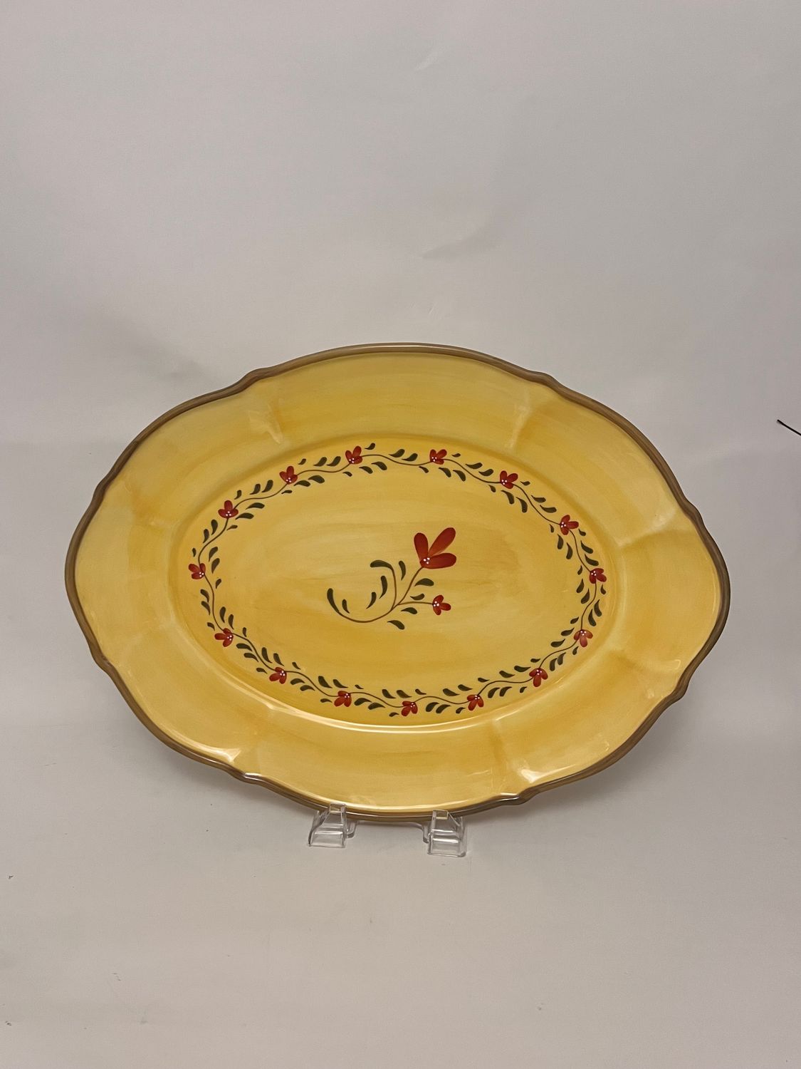 BIENVENUE OVAL SERVING PLATTER 17 1/2"