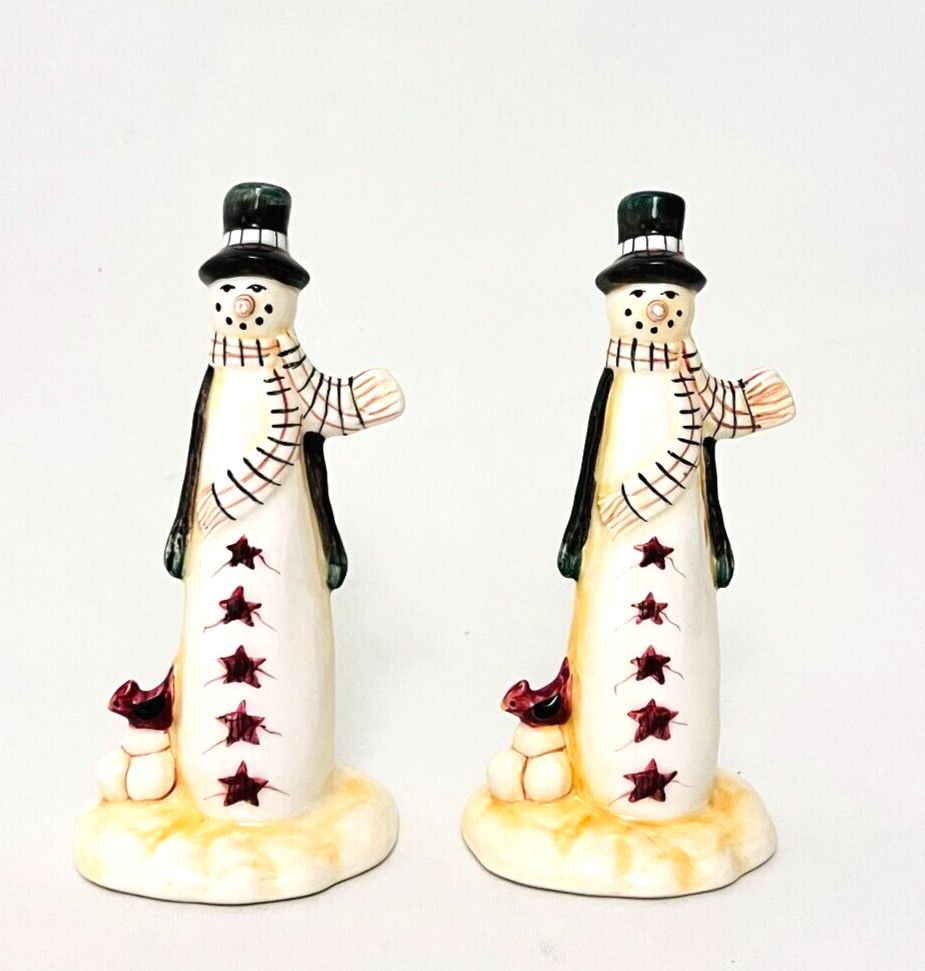 MIDNIGHT SNOWMAN SALT &amp; PEPPER