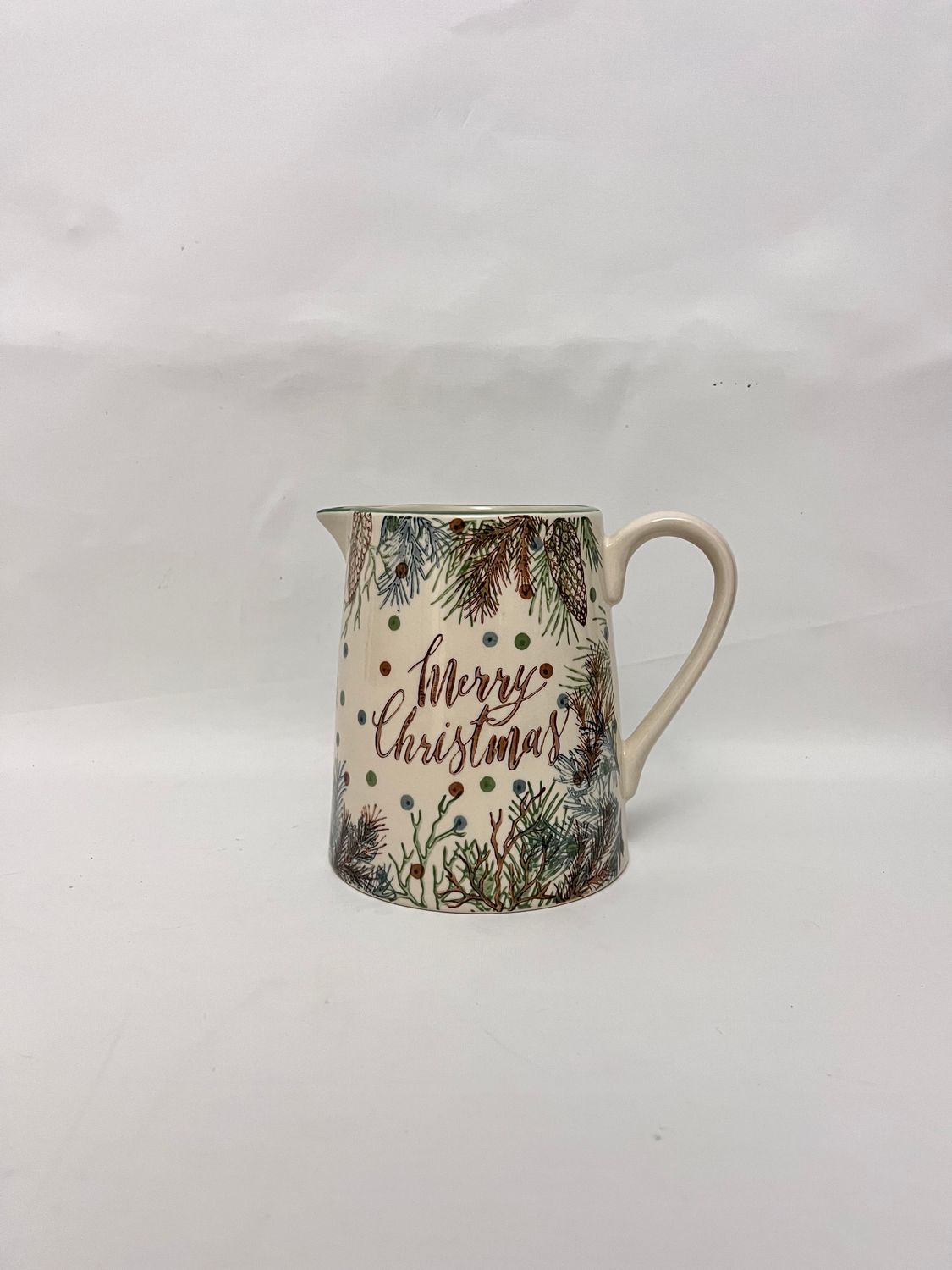 PINECONE PITCHER 6.25"