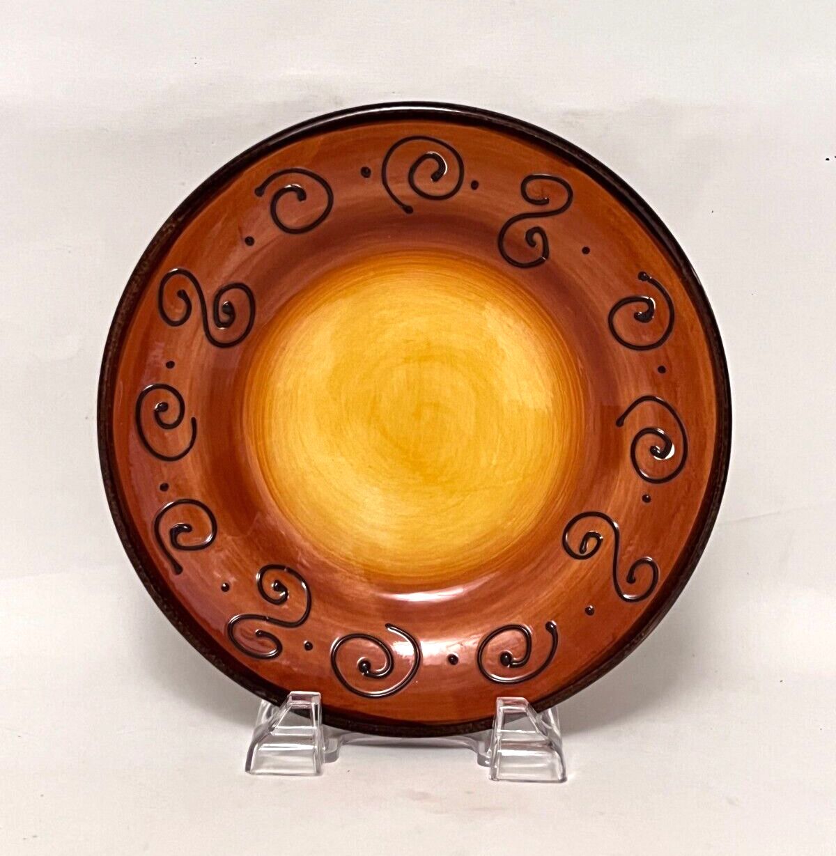 AMBROSIA-TANGERINE SALAD PLATE 8 3/4"