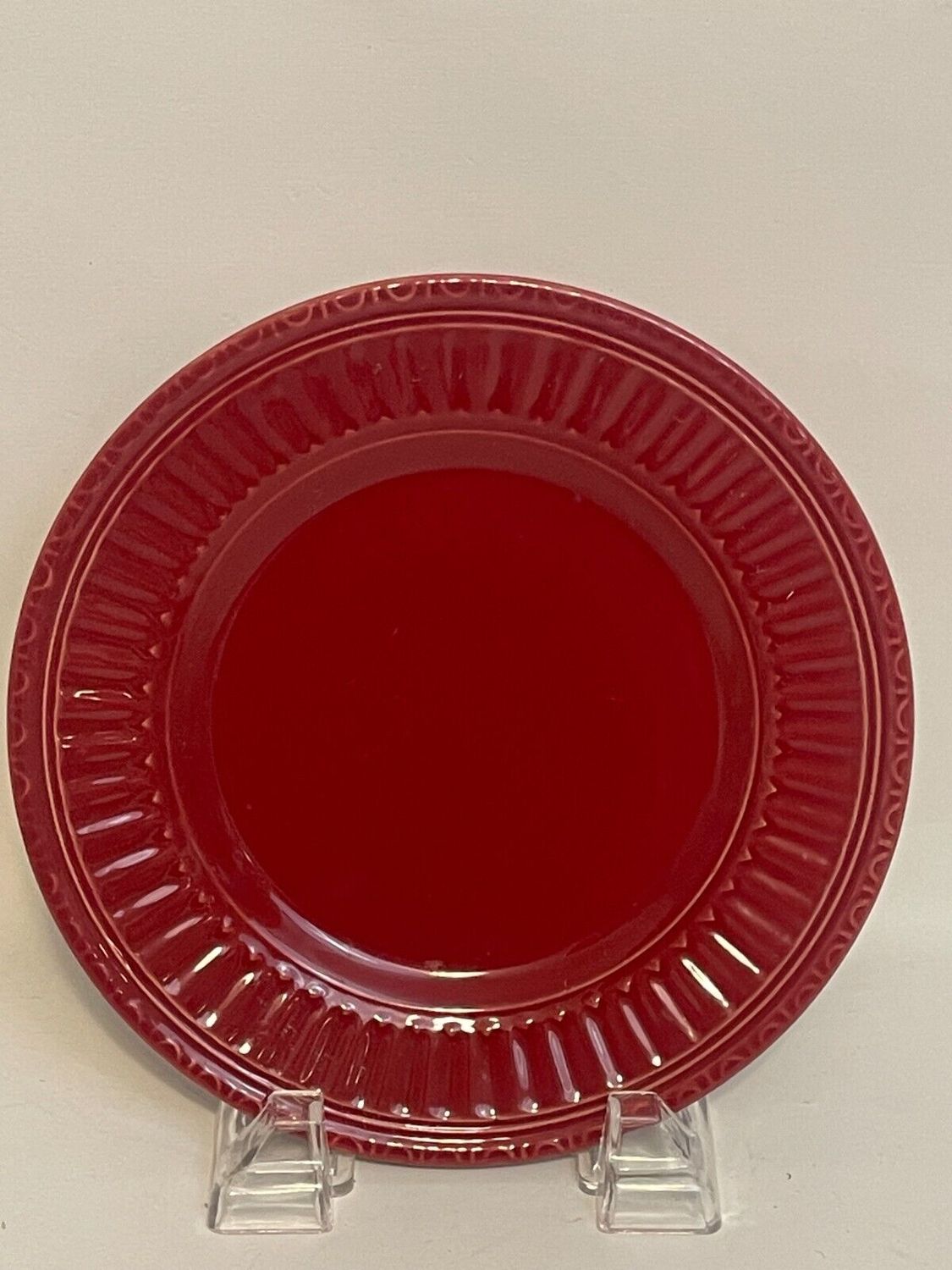 ITALIANA RED SALAD PLATE  7.5"