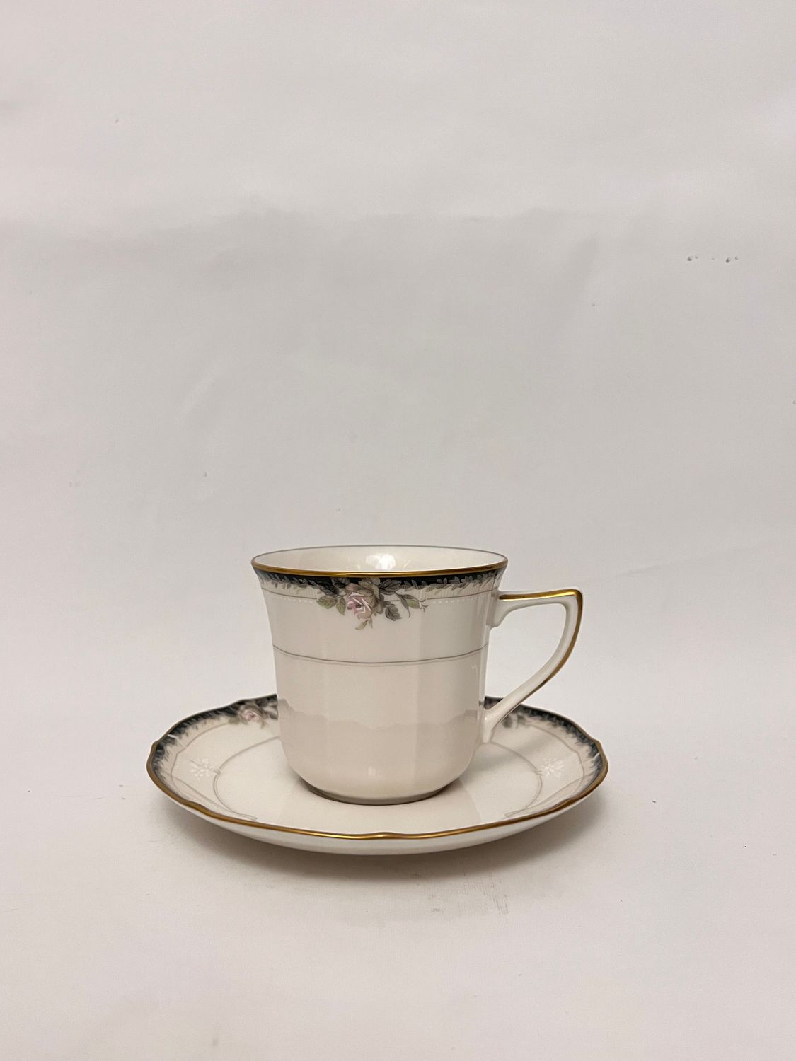 EDWARDIAN ROSE CUP 2 3/4" CUP &amp; SAUCER SET