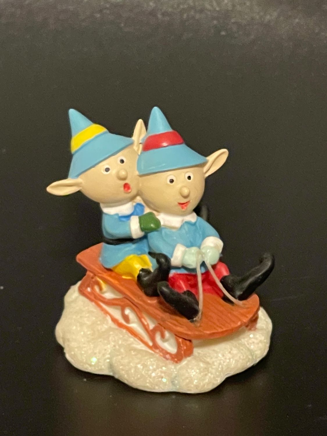 SLEDDING BUDDIES RUDOLPH VILLAGE