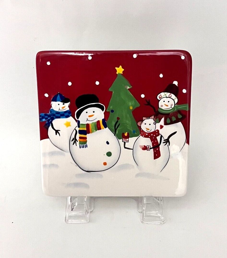 SNOWMEN FAMILY TRIVET6"