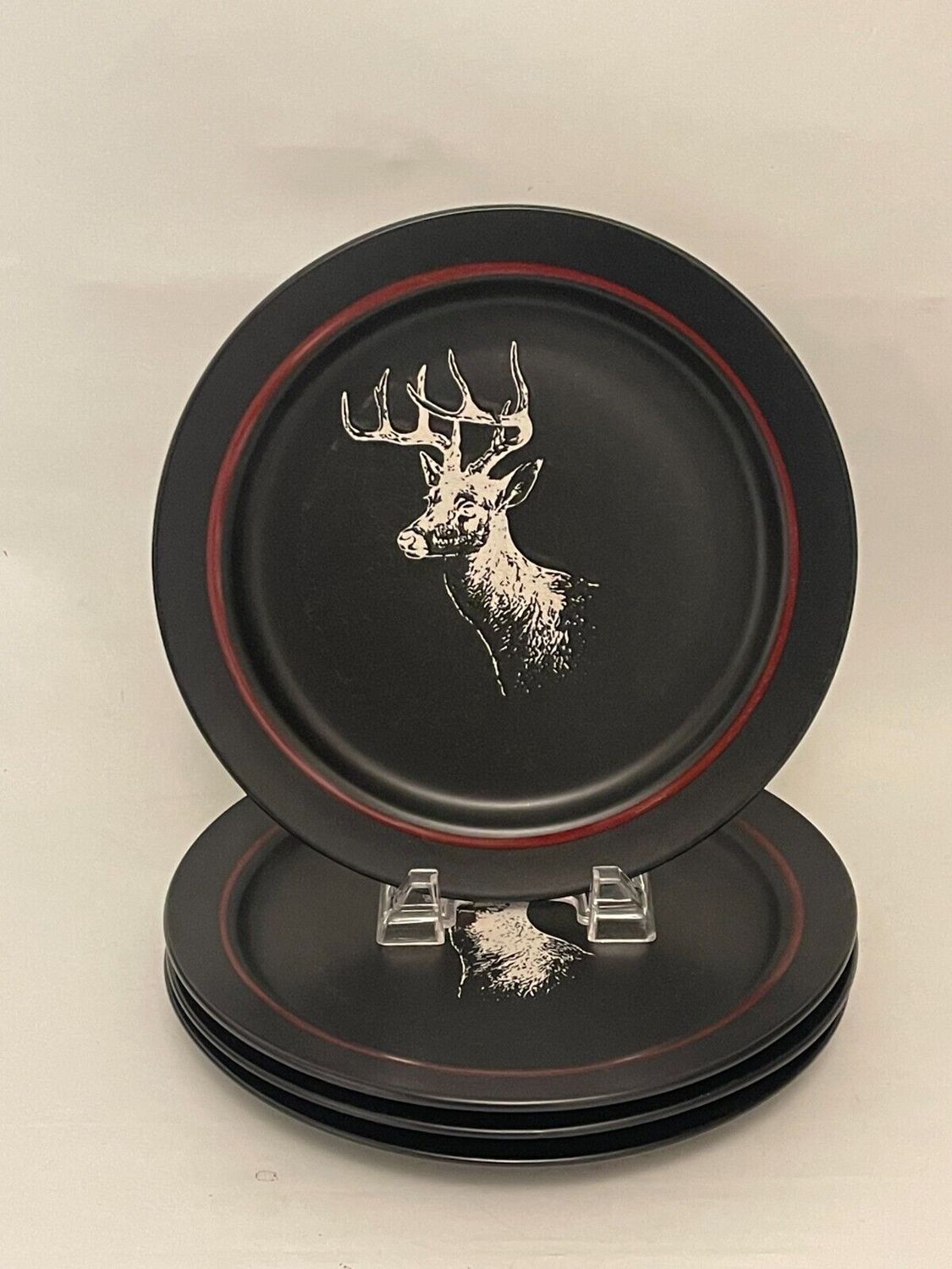 MAJESTIC SILHOUETTES DINNER PLATE SET OF 4