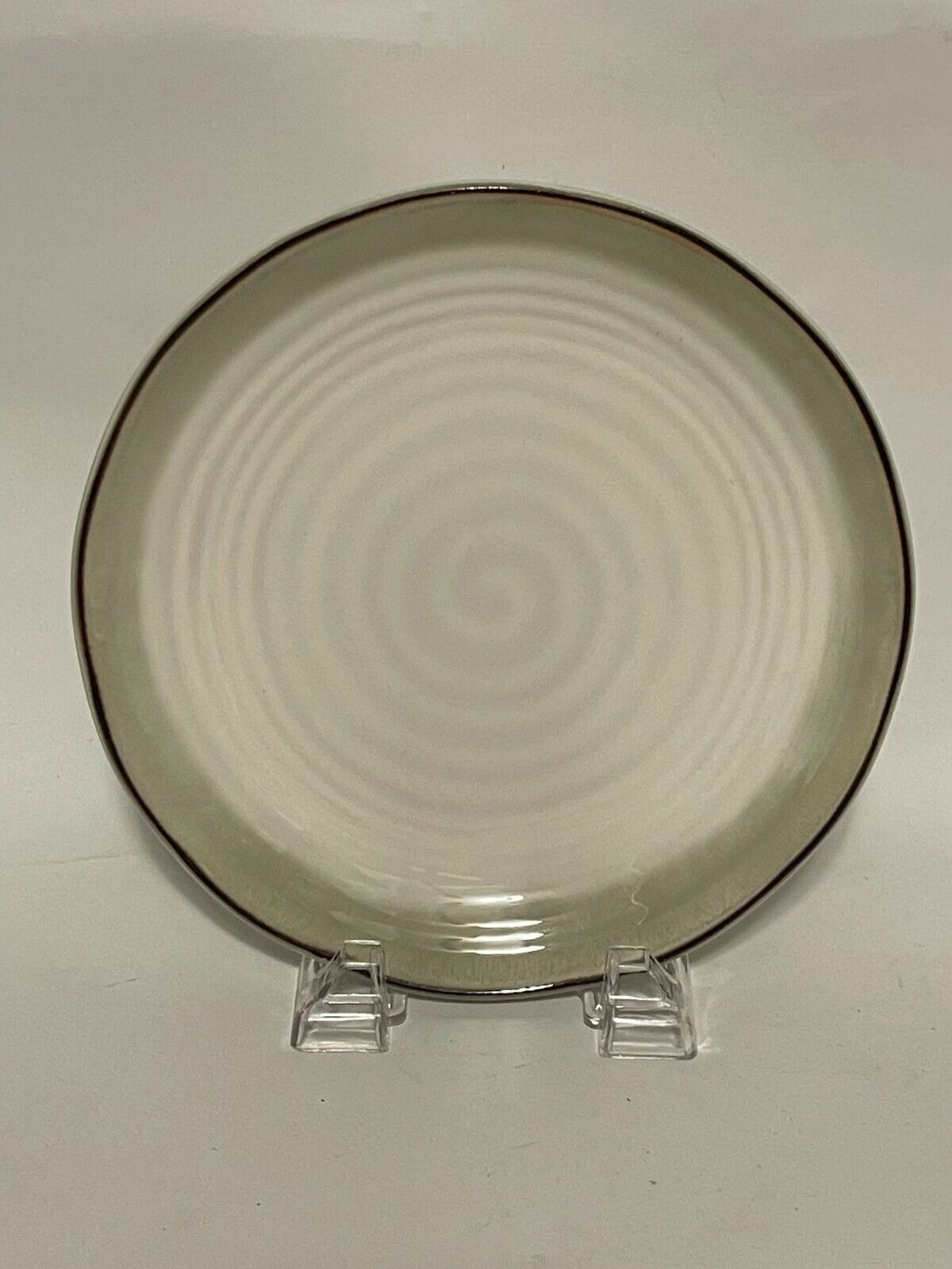 CHROMATICS BLACK SALAD PLATE