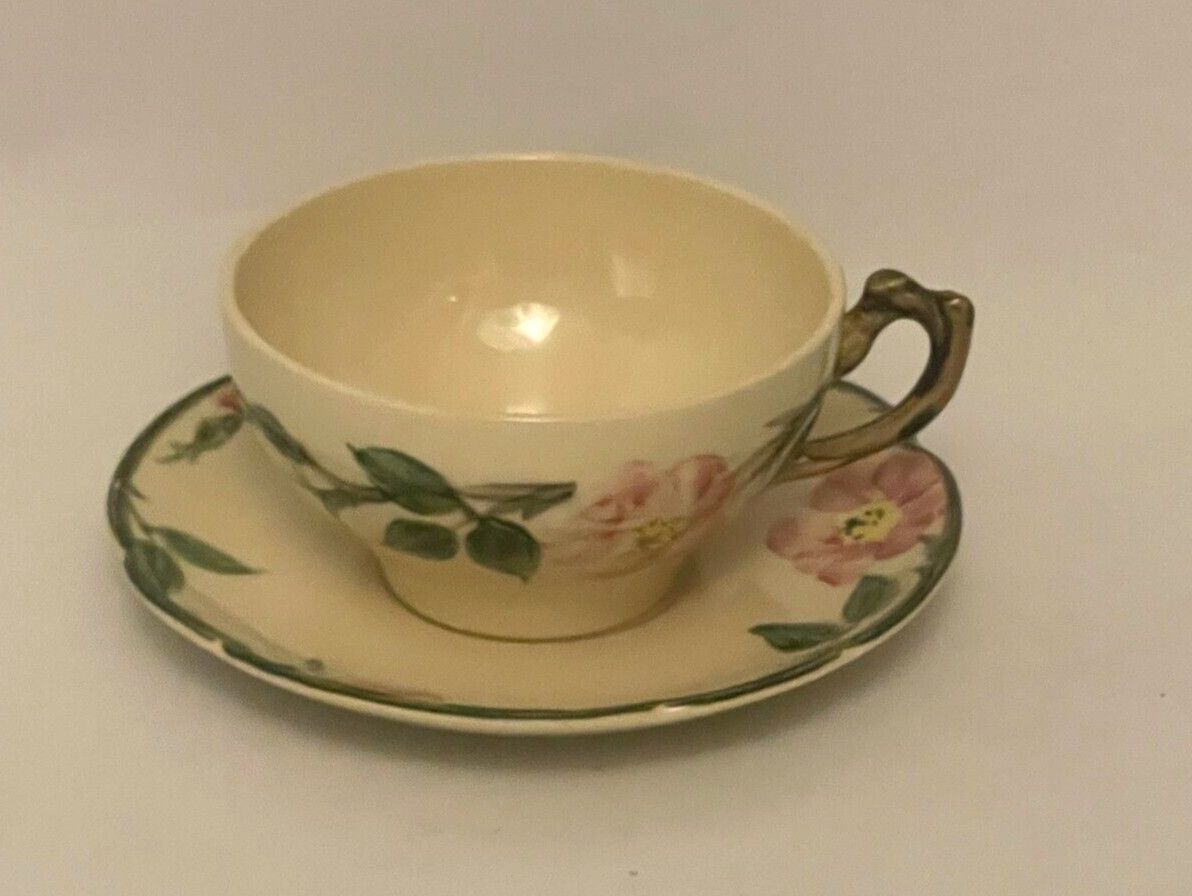 DESERT ROSE USA CUP &amp; SAUCER 2 1/4"