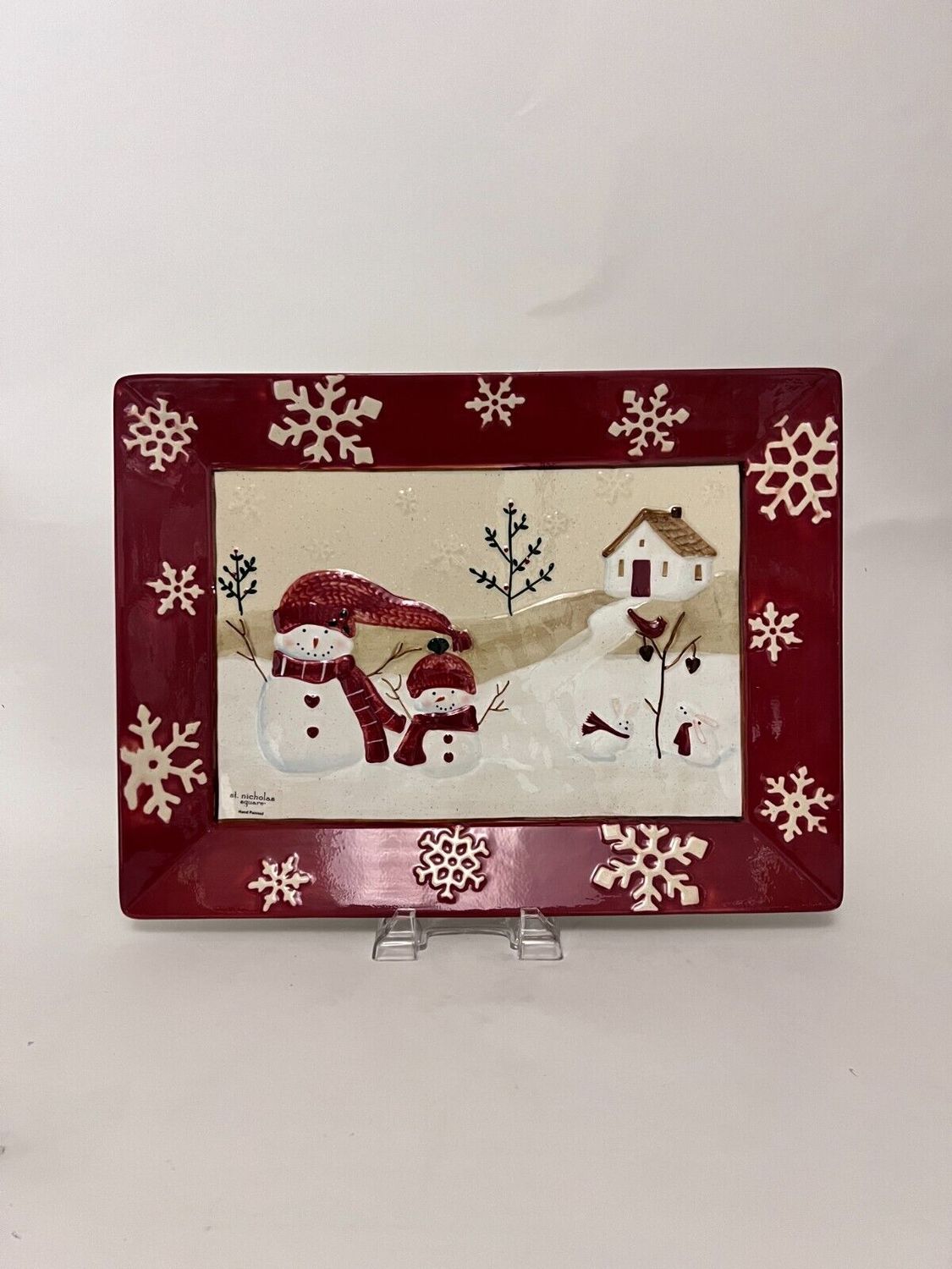 WINTER WISHES TRAY 16.5"