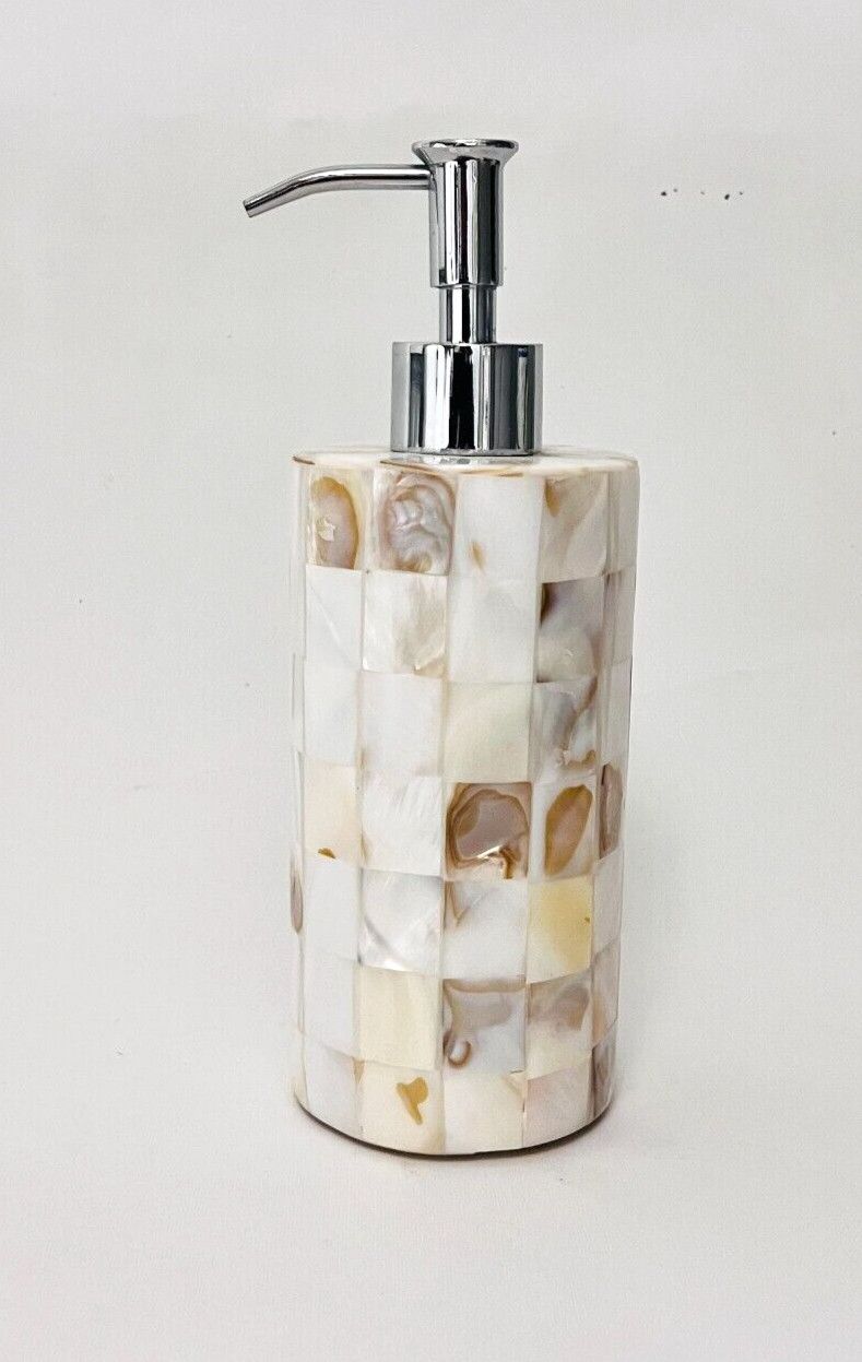 MOTHER OF PEARL LOTION DISPENSER