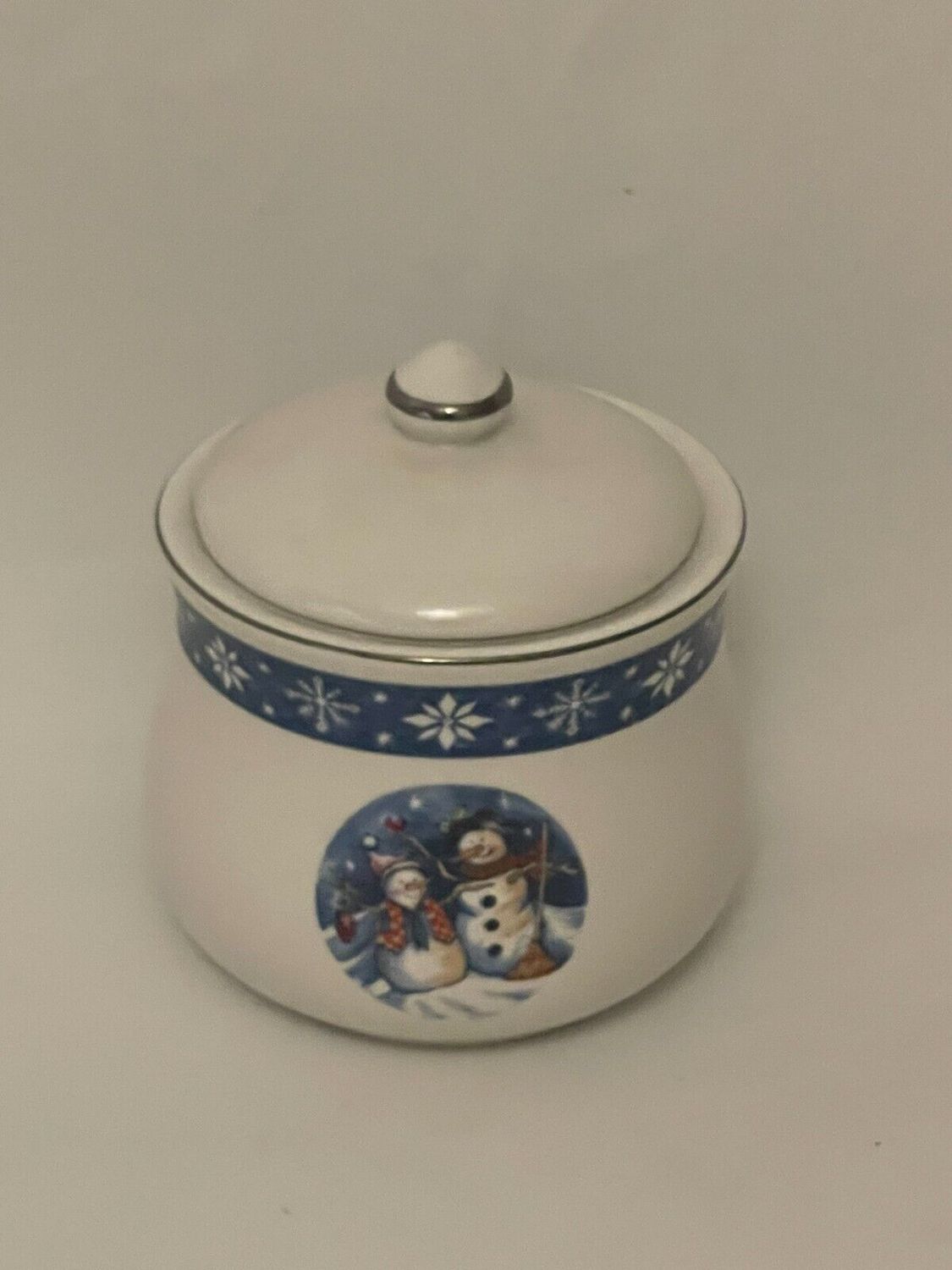 SNOWMEN SUGAR BOWL