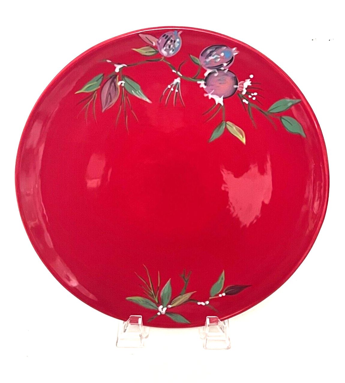 JOLLY OL SNOWY DINNER PLATE 11"