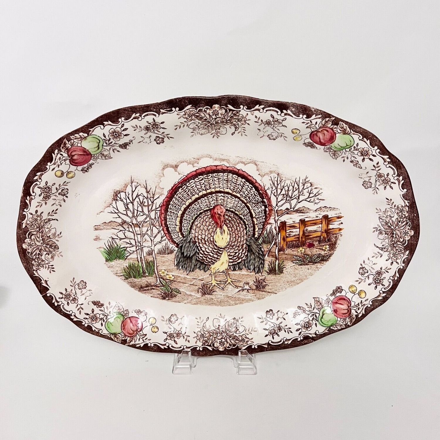TOM TURKEY PLATTER 18 1/4"