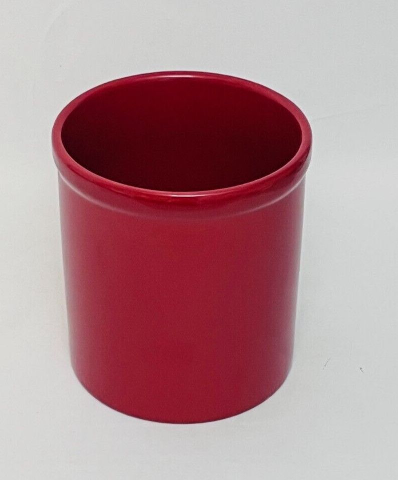 RED UTENSIL HOLDER