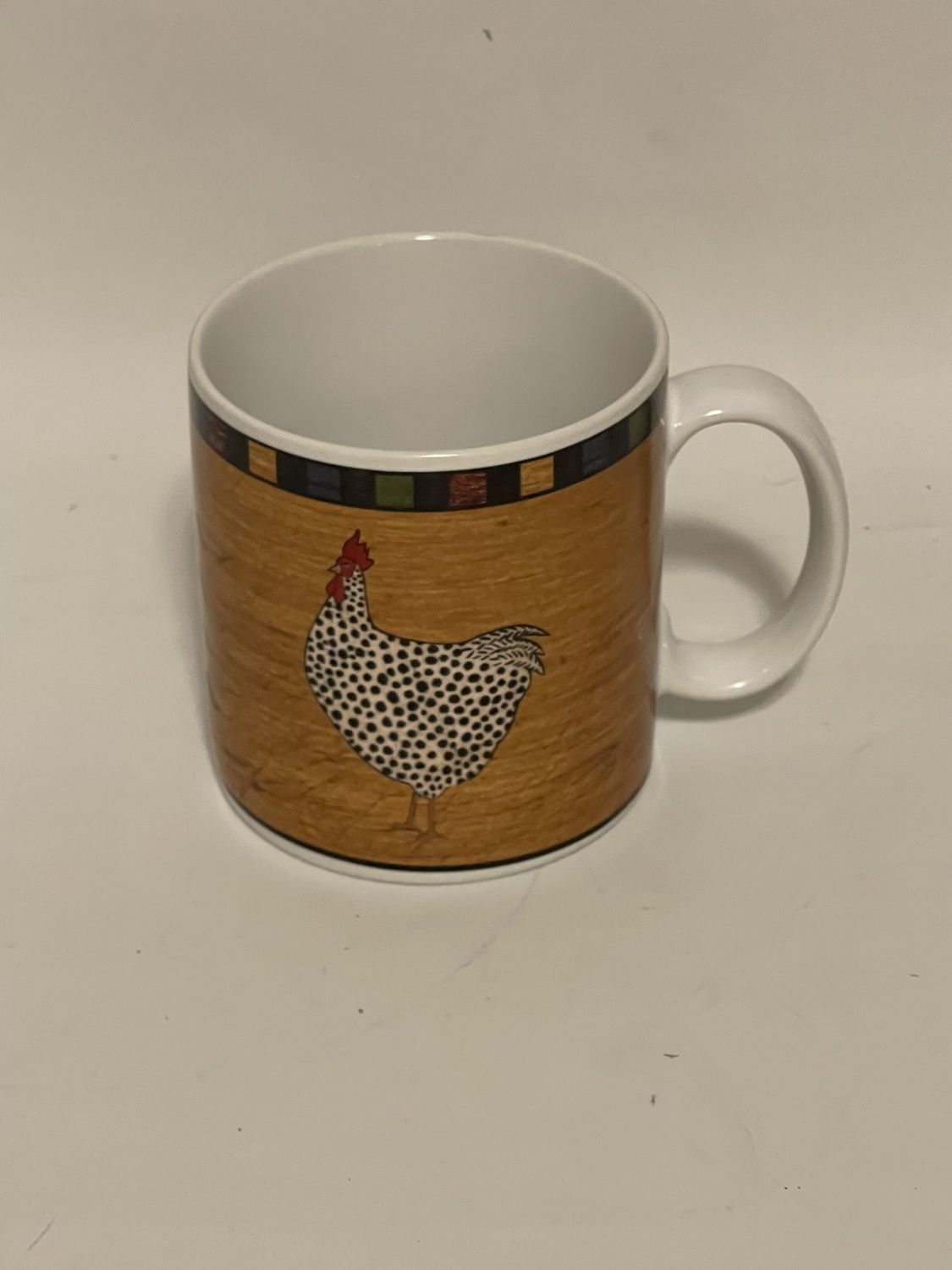 COUNTRY QUARTET MUG  3 3/4" BROWN