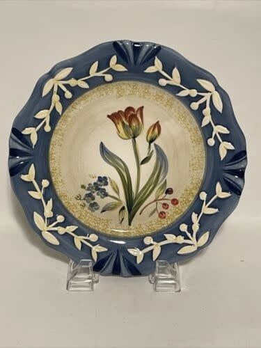 FLORA SALAD PLATE 8 1/2'