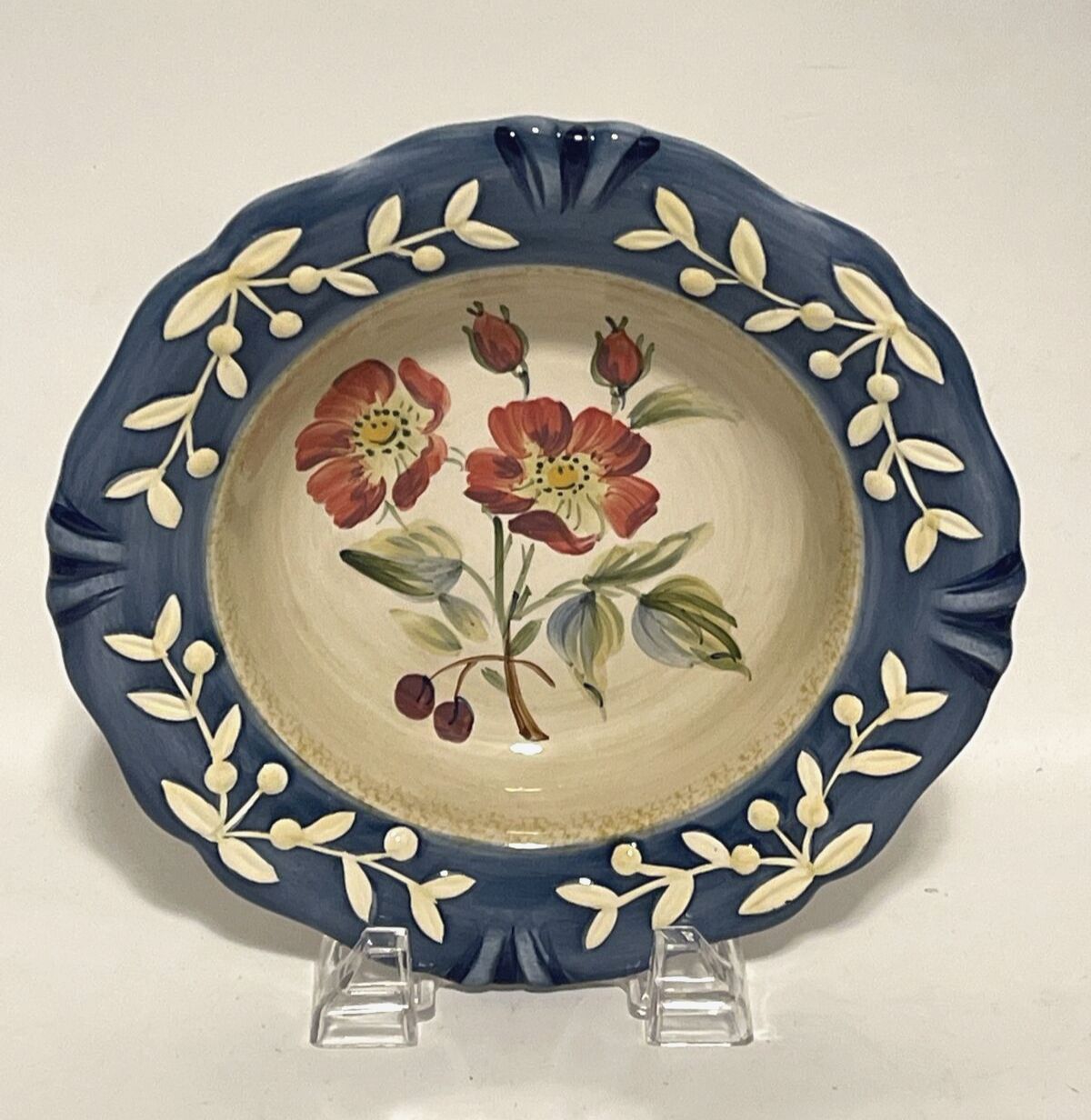 FLORA  SOUP BOWL 8 5/8"
