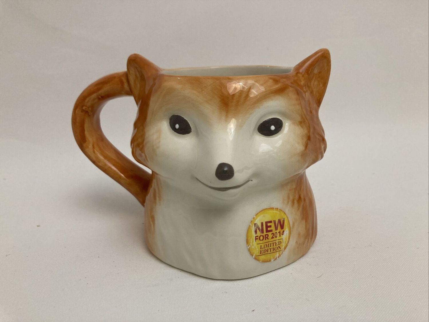 HERITAGE COLLECTION FIGURAL FOX MUG 4"
