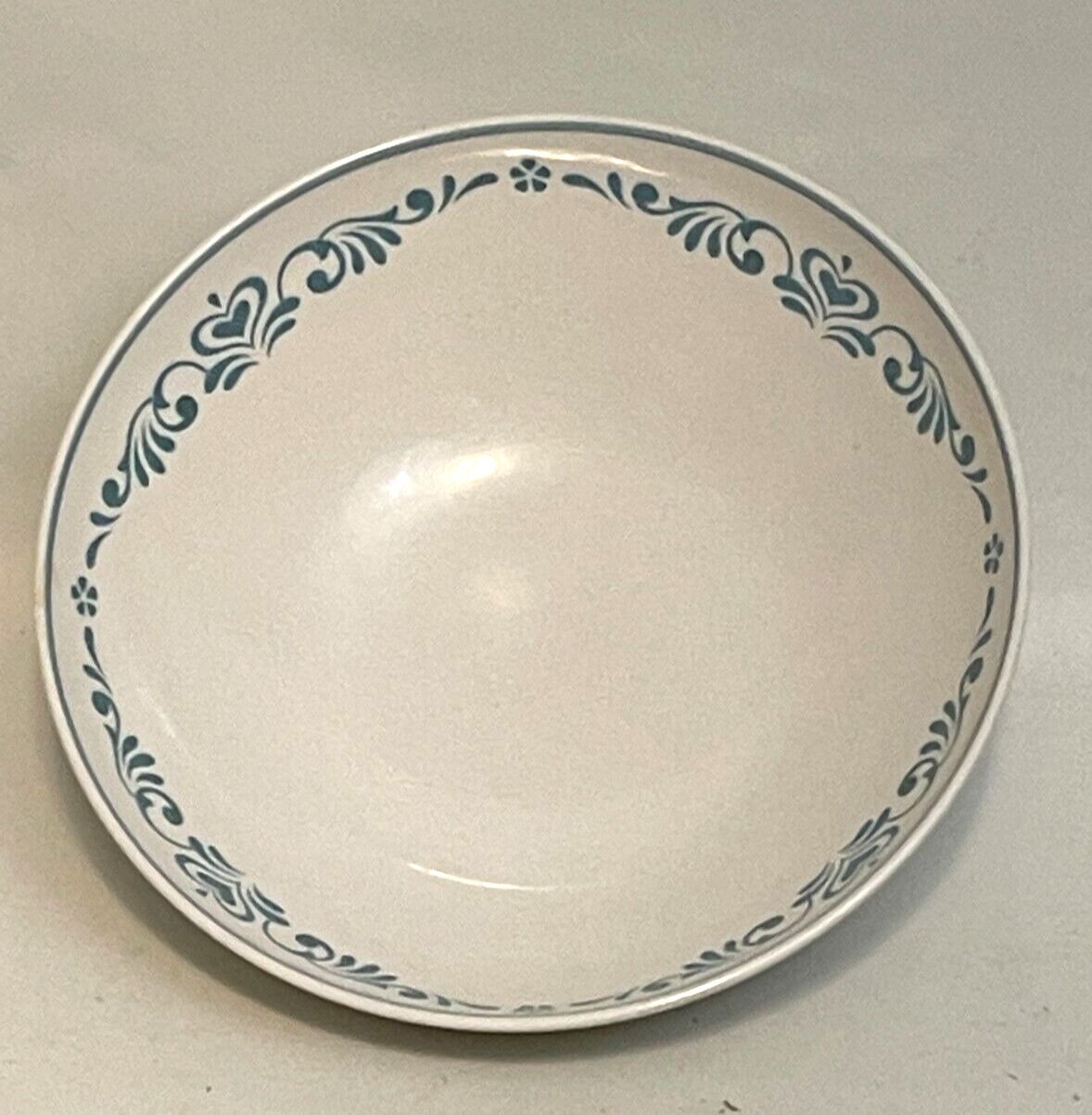 BLUE FANCY VEGETABLE BOWL  8 1/4&quot;