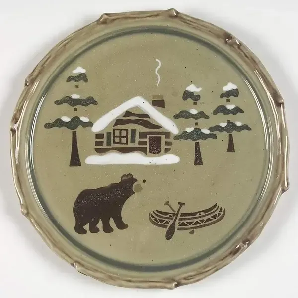 LODGE CHEESE TRAY ROUND