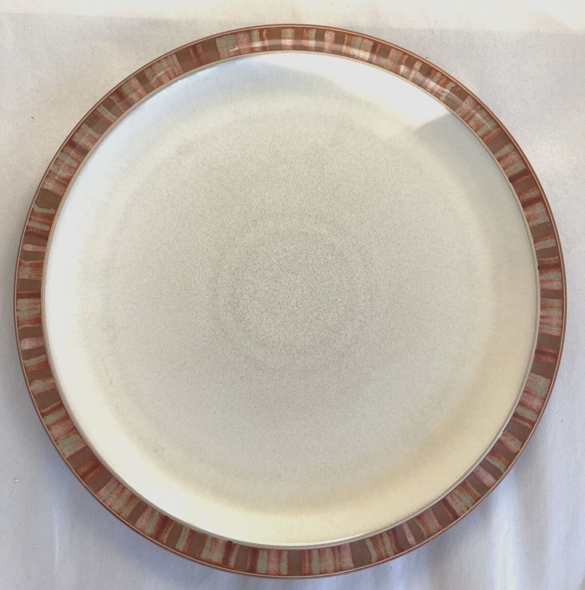 FIRE STRIPE DINNER PLATE 10 1/2 "