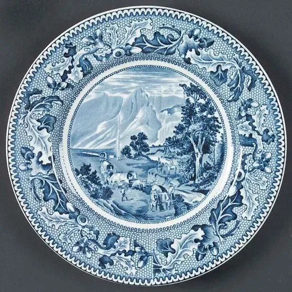 HISTORIC AMERICA-BLUE BREAD &amp; BUTTER