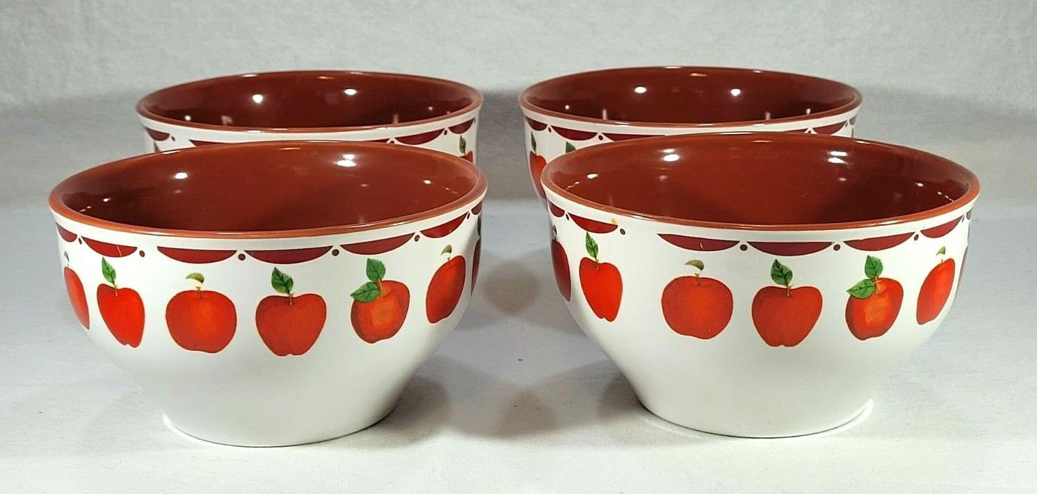 RED APPLE BOWL SOUP/CEREAL 5 1/2"