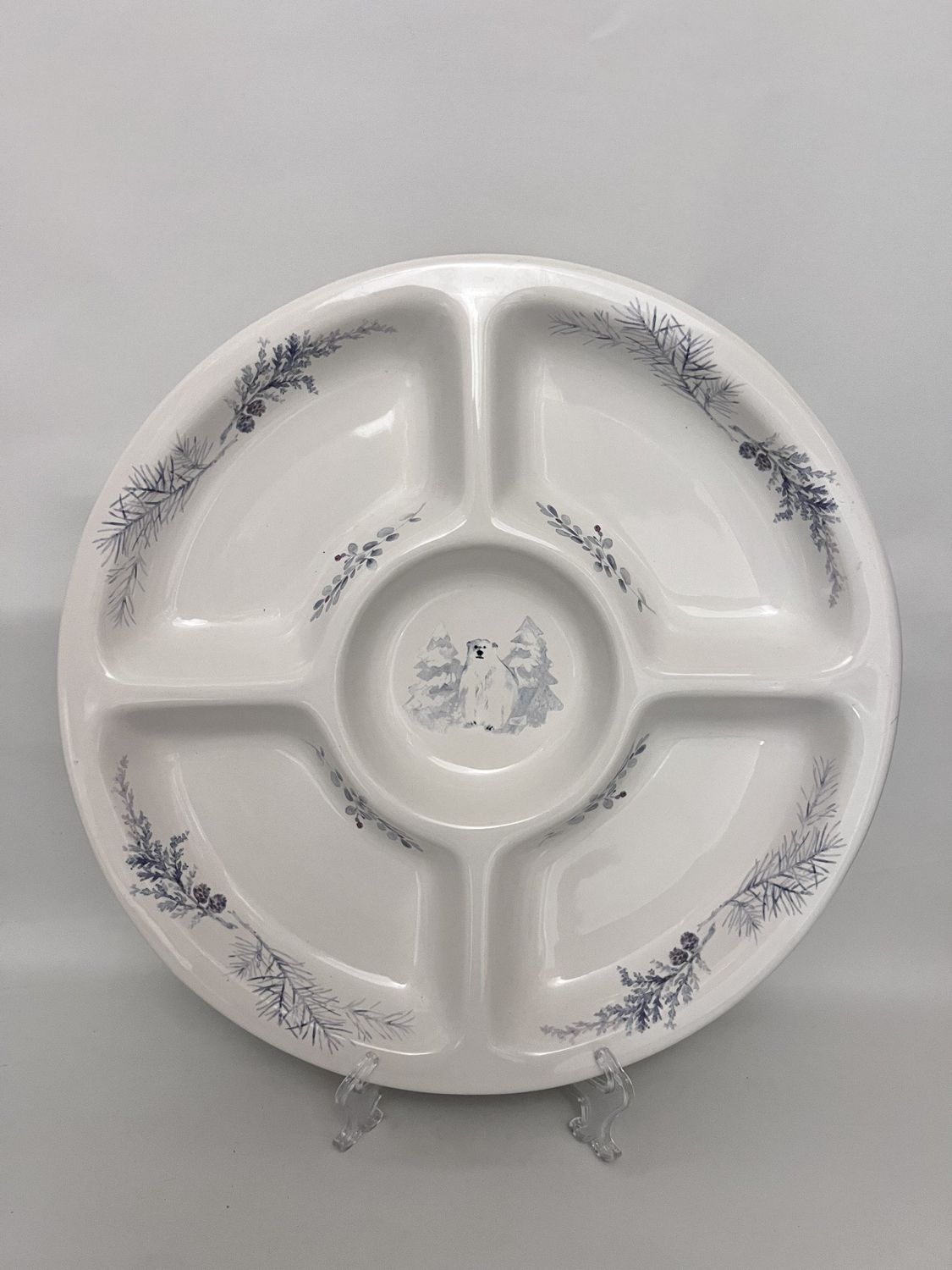 WINTER FROST PART 5  RELISH PLATTER 16" 5