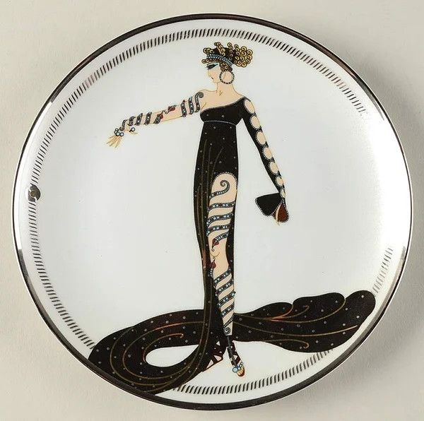 HOUSE OF ERTE LA MERVEILLEUSE  PLATE