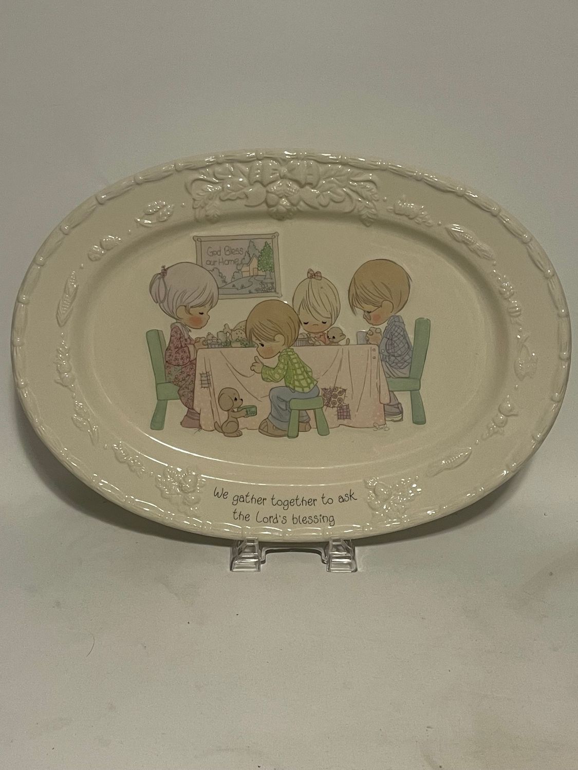 LORDS BLESSINGS PLATTER 18.5"