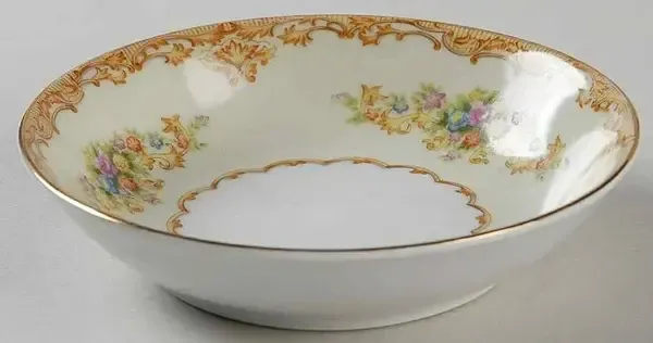 GOLD RUST FILIGREE FRUIT BOWL 51/2"