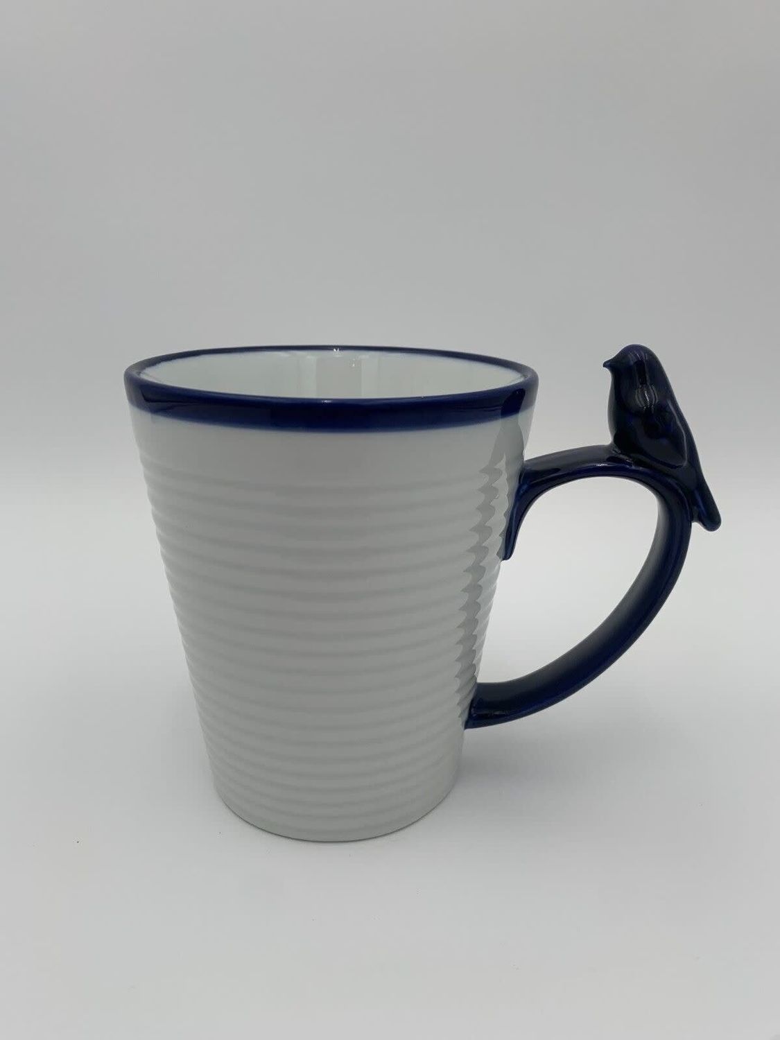 EVERYDAY WHITE ACCENT MUG W/ BIRD