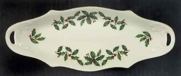 HOLIDAY CONDIMENT TRAY 9 5/8"