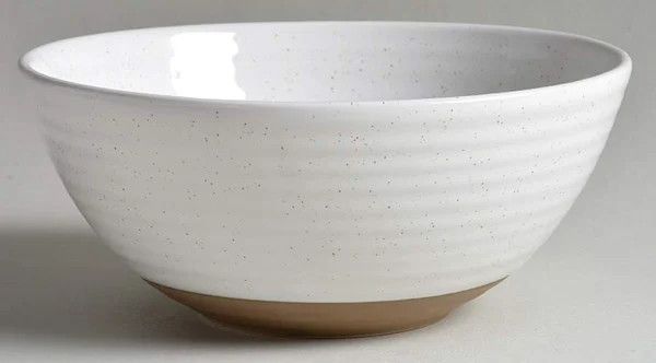 FARMSTEAD WHITE CEREAL BOWL 6 1/2"