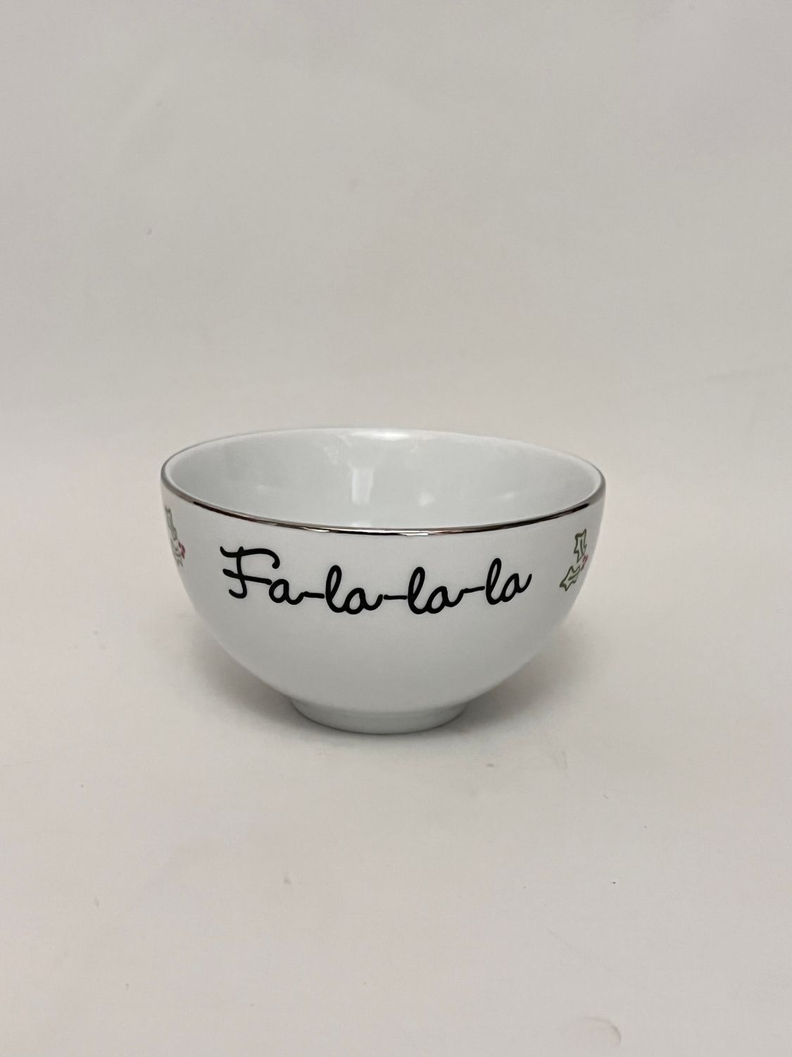 TIS THE SEASON FRUIT BOWL PRESENT 4.5"