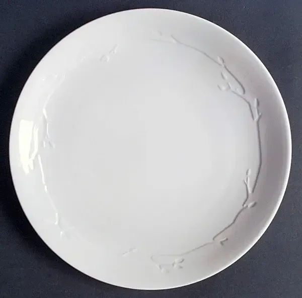 WILD WILLOW-WHITE DINNER PLATE 11"