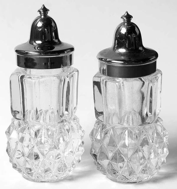 DIAMOND POINT SALT &amp; PEPPER CLEAR
