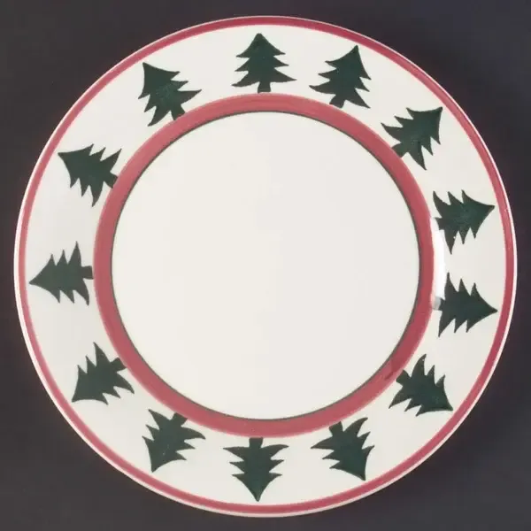 O' TANNENBAUM SALAD PLATE 9 3/4"