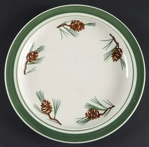 PINE SALAD PLATE 8 1/2"